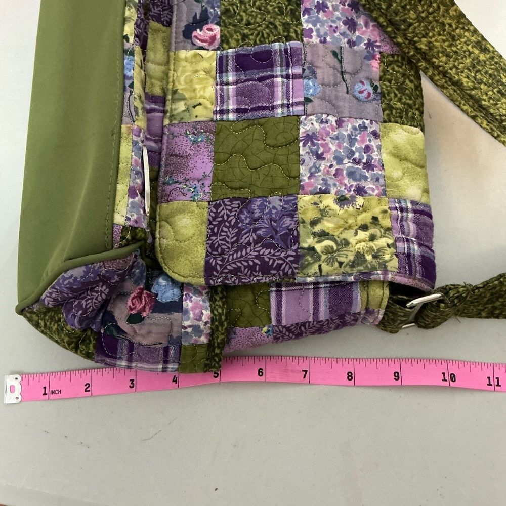 Donna Sharp Multicolor Patchwork Crossbody Purse - image 8